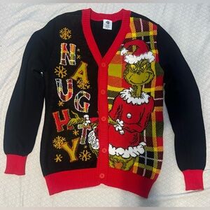 The Grinch Ugly Christmas Cardigan Sweater